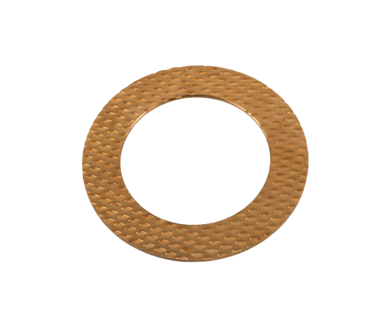 rondelle de poussée en bronze d'incidence de glissière