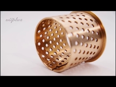 Bagues en bronze à bride résistantes à la température avec poches à huile