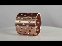 Coussinets fendus en bronze à parois minces sans huile, haute charge