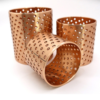 acheter CuSn8 CuSn6.5 Bouches en bronze sans entretien Lubrification à l'huile pour les machines de construction lourdes fabrication en ligne