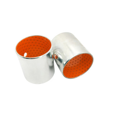acheter Des roulements de support en acier à couture divisée à paroi mince, des roulements auto-lubrifiants rouge orange fabrication en ligne