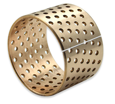 acheter Bague en bronze enveloppée, poches à flasque de lubrification de taille fabrication en ligne