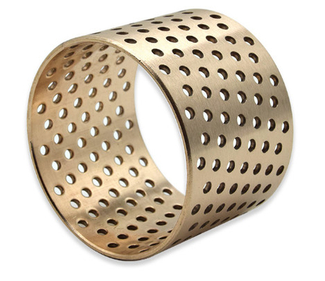 acheter DIN 1494/OIN 3547 gainent les buissons CuSn8 roulés parincidence simple en bronze de bidon avec des trous de graisse de lubrification fabrication en ligne
