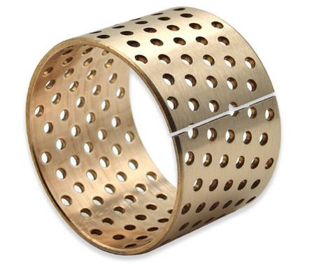 acheter Incidence de glissement CuSn8 et CuSn6 en bronze enveloppée par matériel avec les poches remplies de lubrification fabrication en ligne