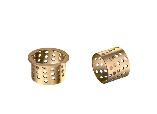 acheter Bronzez la bague et les incidences à flasque de douille faites de CuSn8 avec des creux de lubrification fabrication en ligne