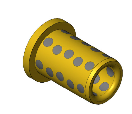 acheter Auto-lubrification de baguage en bronze de la bride CuAl10Fe5Ni5 exempte d'huile fabrication en ligne
