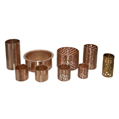 acheter Paliers manchon cylindrique de plaine de bronze de buissons avec des trous d'huile de réservoirs de graisse fabrication en ligne