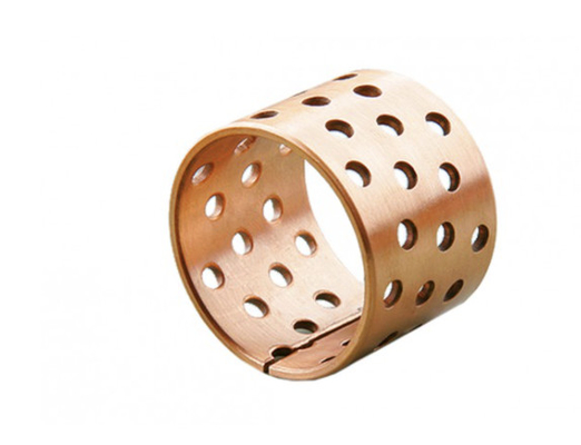 acheter Enveloppé cylindrique métrique standard déversé en écorce d'étain en bronze CuSn8P plain portant diamant en forme de trou fabrication en ligne