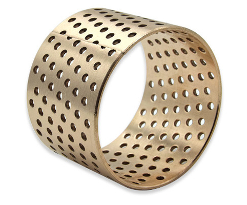 Un bon prix. Des boîtiers auto-lubrifiants métalliques en bronze à flèche avec des trous en matériau CuSn8 / CuSn6.5 en ligne