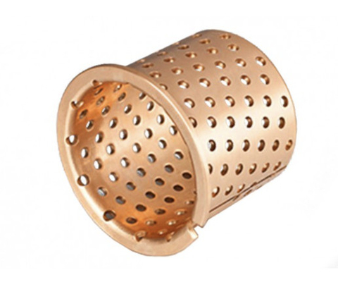 Un bon prix. Bague en bronze homogène avec la bride perforée en ligne